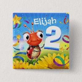 2 Jahre Abzeichen zum Geburtstag nach Maß Kleine L Button