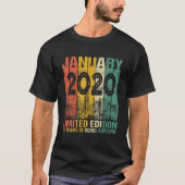 2 Jahre alt Januar 2020 Limited Edition 2Nd Birthd T-Shirt (Vorderseite)