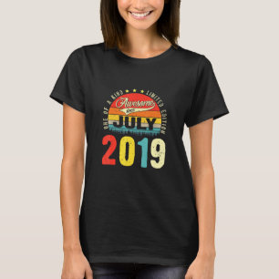 2 Jahre alt Vintag Juli 2019 Limited Edition 2. T-Shirt