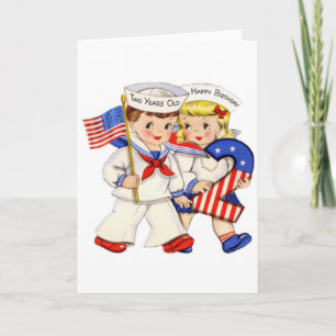 2 Jahre alte Geburtstagskarte Karte