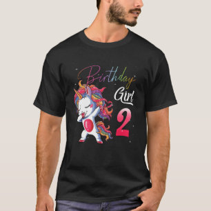 2 Jahre Alte Geschenke 2. Geburtstag Girl Teens Da T-Shirt