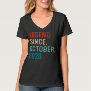 2 Jahre alte Legende seit Oktober 2020 2. Birthda T-Shirt