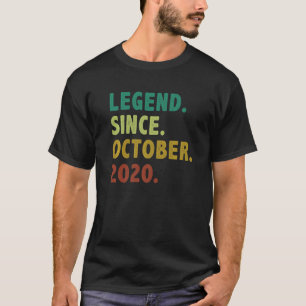 2 Jahre alte Legende Seit Oktober 2020 2. Geburtst T-Shirt