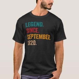 2 Jahre alte Legende Seit September 2020 2. Geburt T-Shirt