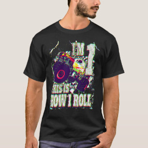 2 Jahre alter Monster Truck Geburtstag T-Shirt