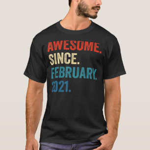 2 Jahre altes Geschenk Phantastisch seit Februar 2 T-Shirt