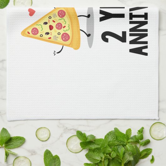 2 Jahre Geschirrtuch (Gefaltet)