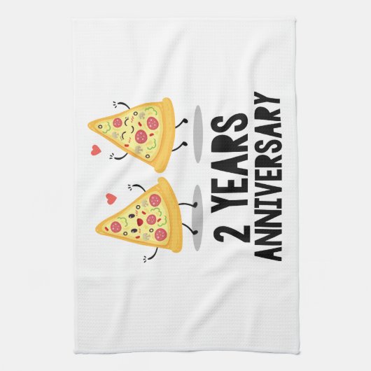 2 Jahre Geschirrtuch (Vertikal)