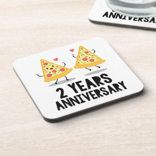 2 Jahre Getränkeuntersetzer