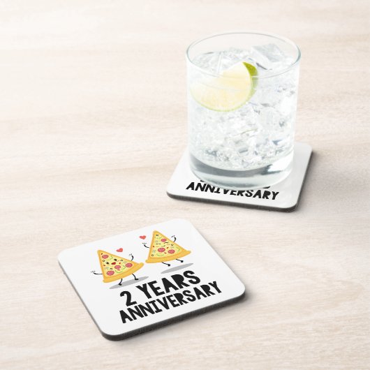 2 Jahre Getränkeuntersetzer (Rechte Seite)