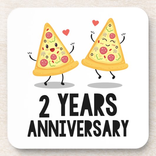 2 Jahre Getränkeuntersetzer (Vorderseite)