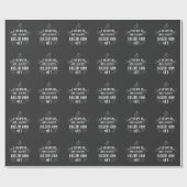 2 Jahre Husband Ehefrau 2. Hochzeitstag Geschenkpapier (Flach)