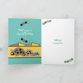 2 Jahre Jeglicher Alter Ladvögel braun Türkis Karte (Innenseite)