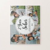 2 Jahre nüchtern, 4 Fotomaterial, Individuelle Nam Puzzle (Vertikal)