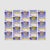 2 Jahre nüchterner Jahrestag kühne Zahl Seidenpapier (Vorderseite)