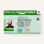 2 Jahre PAPA-Mitgliedschaft im Abzeichen mit Mitgl Ausweis (Vorderseite)