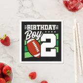 2 Jahre Party Thema 2. Geburtstag Junge Serviette (Beispiel)