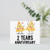 2 Jahre Postkarte (Stehend Vorderseite)