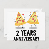 2 Jahre Postkarte (Vorne/Hinten)