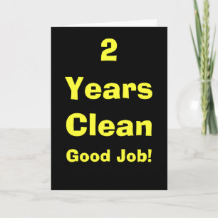 2 Jahre säubern guten Job! Karte