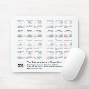 2-Jahres-Kalender 2026 - 2027 Firmengeschenk SONNT Mousepad
