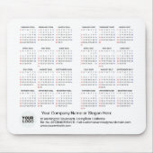 2-Jahres-Kalender 2026 - 2027 Firmengeschenk SONNT Mousepad (Vorne)
