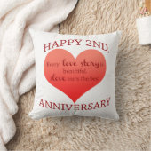 2. Jahrestag Kissen (Decke)