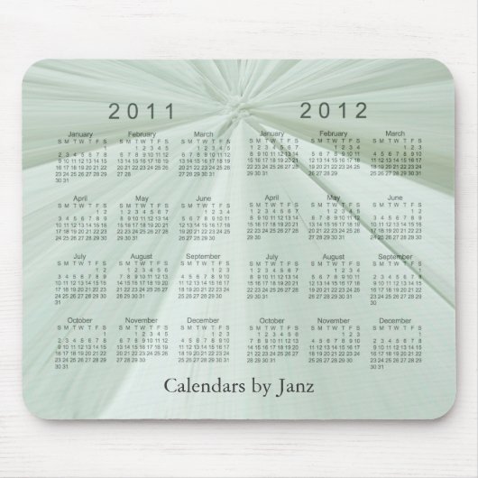 2-jähriger Kalender 2011 - 2012 Mousepad (Vorne)