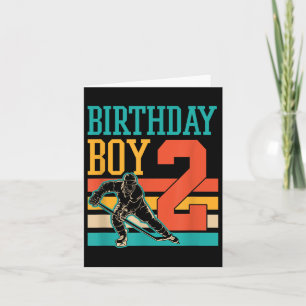 2-jähriges Eishockey 2. Geburtstag Party Su Karte