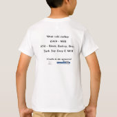 2. Jährlicher die kalte Türkei-Kopfsprung T-Shirt (Rückseite)