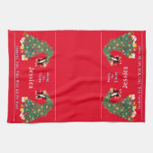 2. Januar wird alles über Weihnachten Geschirrtuch (Horizontal)