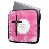 2 John-1:2 Laptop-oder Netbook Laptopschutzhülle (Vorderseite Links)