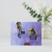 2 Jovenen Músicos Postkarte (Stehend Vorderseite)