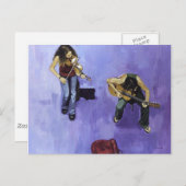 2 Jovenen Músicos Postkarte (Vorne/Hinten)