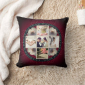 2. Jr. Jubiläum der Hochzeitsfeier Smokey Lila Cot Kissen (Decke)