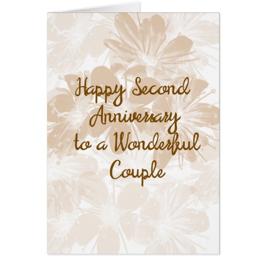 2. Jubiläumskarte, Tan-Blume (Vorne)