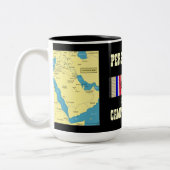 2 KAMPAGNE STARTET PERSÖNLICHEN GOLFKRIEG VETERAN ZWEIFARBIGE TASSE (Links)