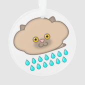 2 Katzenwolken - reversibel Ornament (Rückseite)