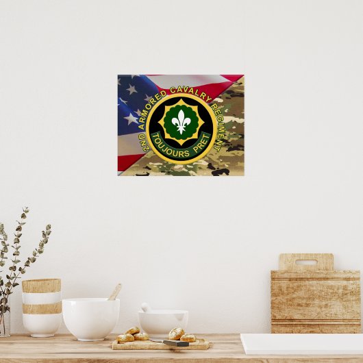 2. Kavallerieregiment “Immer Bereit” Poster (Küche)
