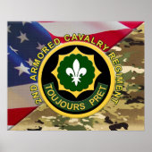 2. Kavallerieregiment “Immer Bereit” Poster (Vorne)