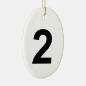 2 KERAMIK ORNAMENT (Rechts)