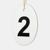 2 KERAMIK ORNAMENT (Links)