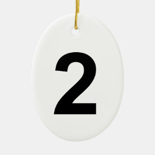 2 KERAMIK ORNAMENT