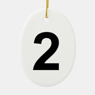 2 KERAMIK ORNAMENT