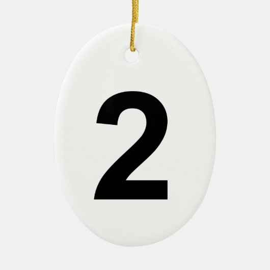 2 KERAMIK ORNAMENT (Vorne)