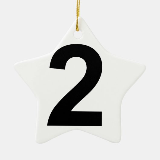 2 KERAMIK ORNAMENT (Vorne)