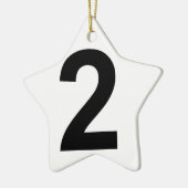 2 KERAMIK ORNAMENT (Links)