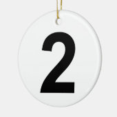 2 KERAMIKORNAMENT (Links)