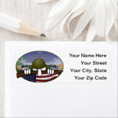 2-Kilroy-Adressetikett des Weltkriegs (Insitu)