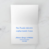 2. Kinderankündigung Ankündigung (Innenseite)